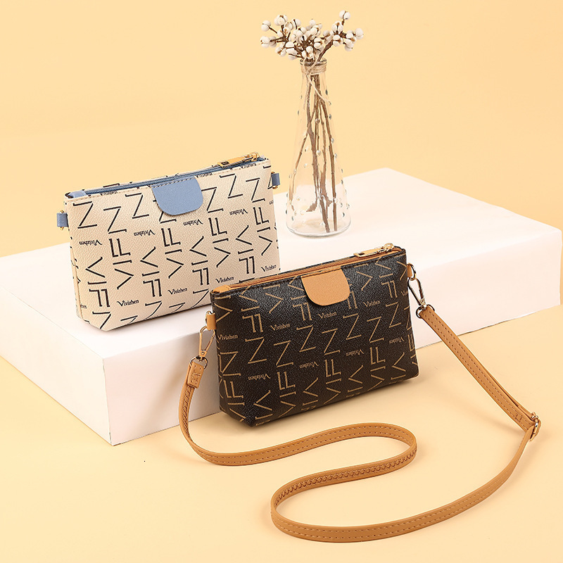 Designer Stylish Versatile Shoulder for Women Fashionable Simple Clutch 2021 Printed Crossbody Light Luxury Women's Bag