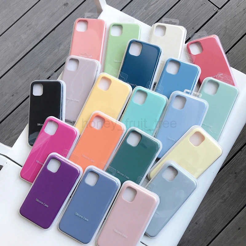 Liquid Silicone Phone Case for iPhone 16 15 14 13 12 Pro Max Cases For iPhone 13 12 14 15 16 Plus Full Cover T250716