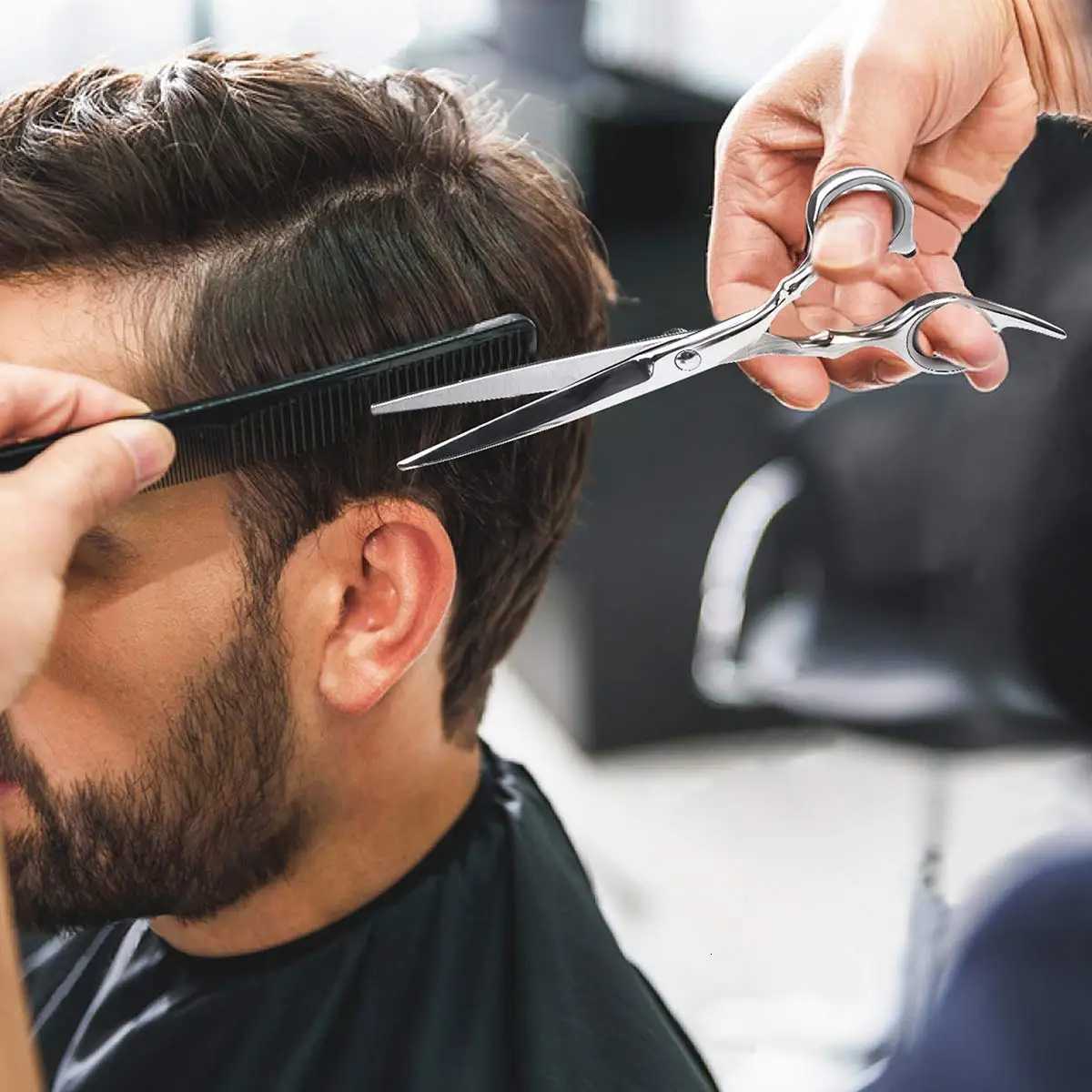 Professional Barber Scissors Set 6 Inch Hairdressing Hair Haircut Cutting Thinning Tools Salon Hairdressers Set for Women Men W250716