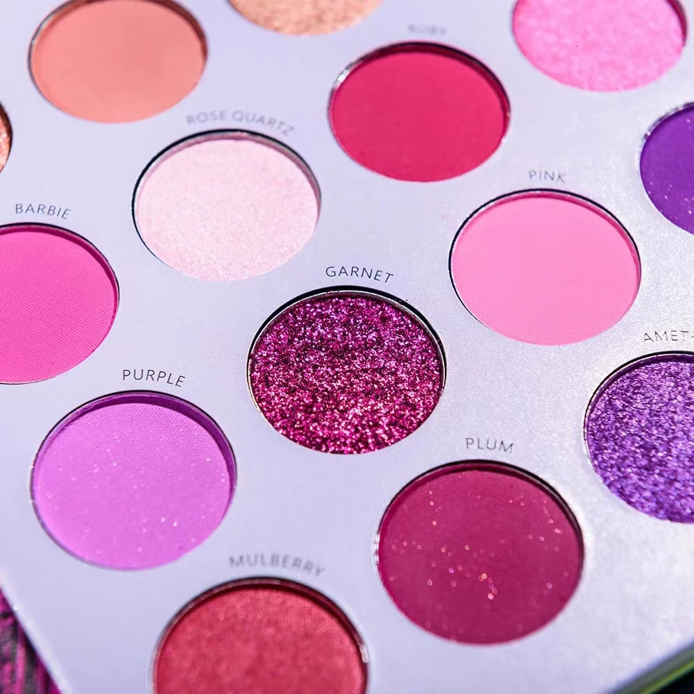 72/60 Colors Eyeshadow Palette Matte Glitter Pearlescent Powder Delicate Easy To Clear Shimmer Eye Shadow Corlorful Makeup Tool 250712