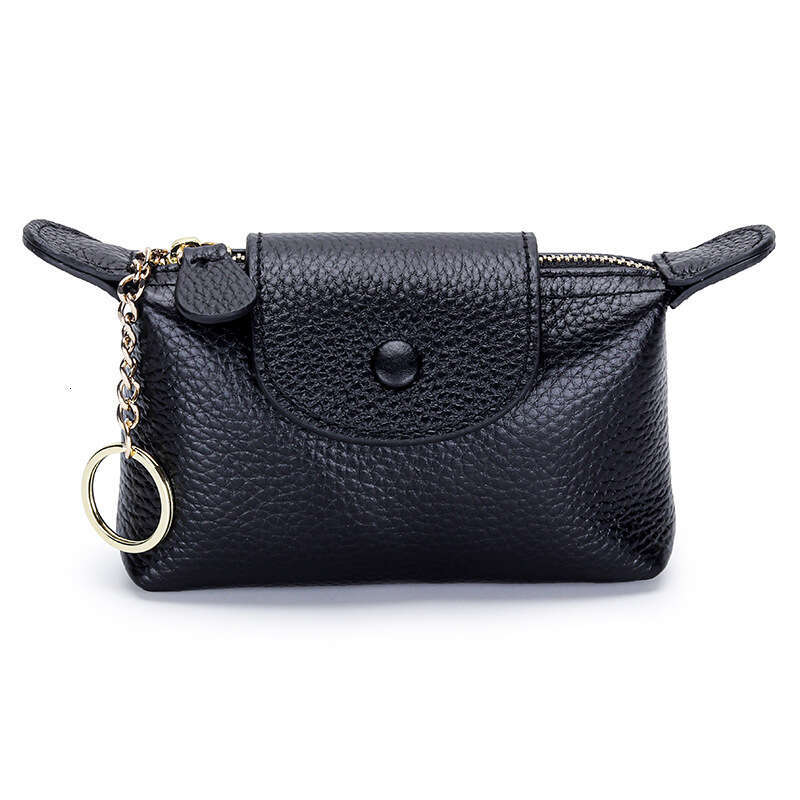 Genuine Leather Purse for Women, Small and Exquisite Mini Bag, New First Layer Cowhide Large Capacity Handheld Coin Pouch