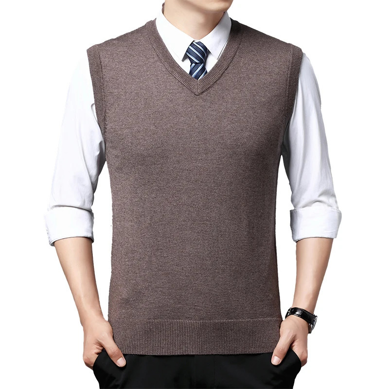 Mens Casual Sweater Vest Warm Comfortable Autumn Winter Fashion Outerwear 250716