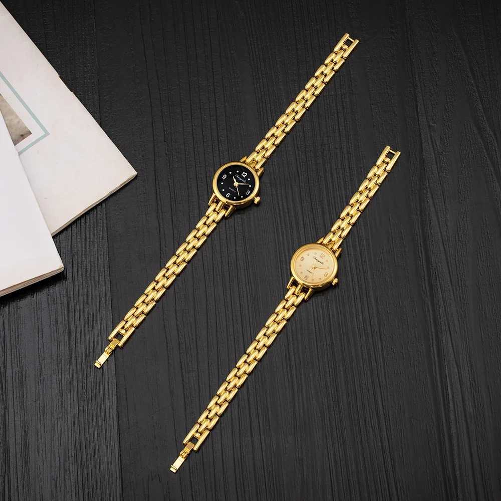 Top Brand Wen Fashion Small Dial Gold Women Luxury Alloy Strap Ladies Quartz Wristwatch Gift Clock Womens Watch Y250715