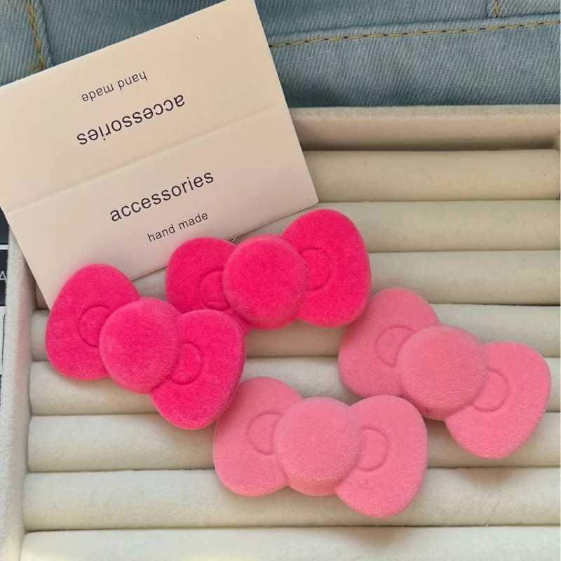 Sanrio 2pcs Sweet Pink Bow Star Hairpin for Girls Women Y2k Korean Style Heart Hair Clip Barrette Side Clip Hair Accessoriesw250716
