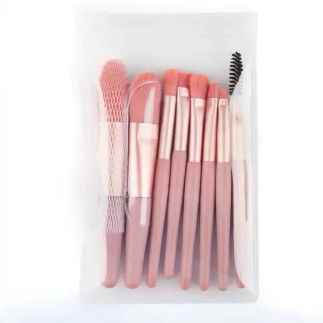 8Pcs Portable Makeup Brush Set Soft Makeup Concealer Brush Blush Loose Powder Brush Eye Shadow Foundation Brush Beauty Tools XJ2500716