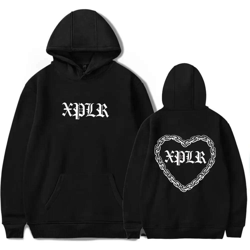 Designer Leisure High Quality Sam Colby XPLR Men's and Women's Long sleeved Hooded Sweatshirt Warm Street Clothing Winter Top