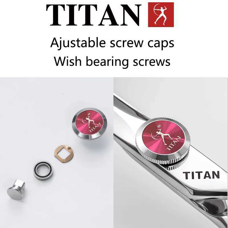 TITAN Professional Hairdressing Scissors Barber Cutting Thinning Hair Tool VG10 Steel 6.06.5inch Salon Cut Tools W250716