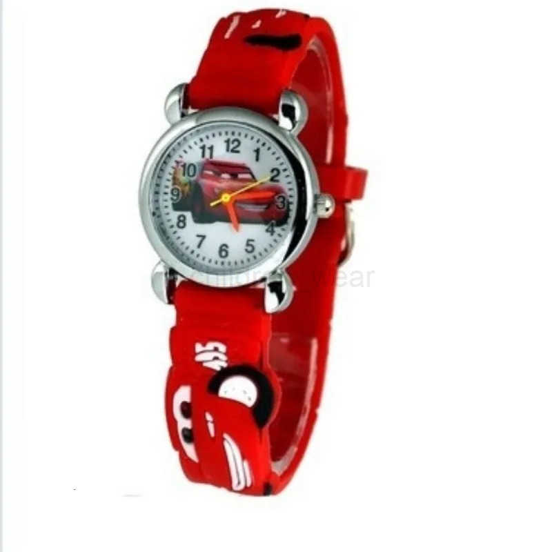 Disney Cars Lightning McQueen animation peripheral cartoon cute boy and girl pointer electronic watch Childrens Day gift wholesale W20250716