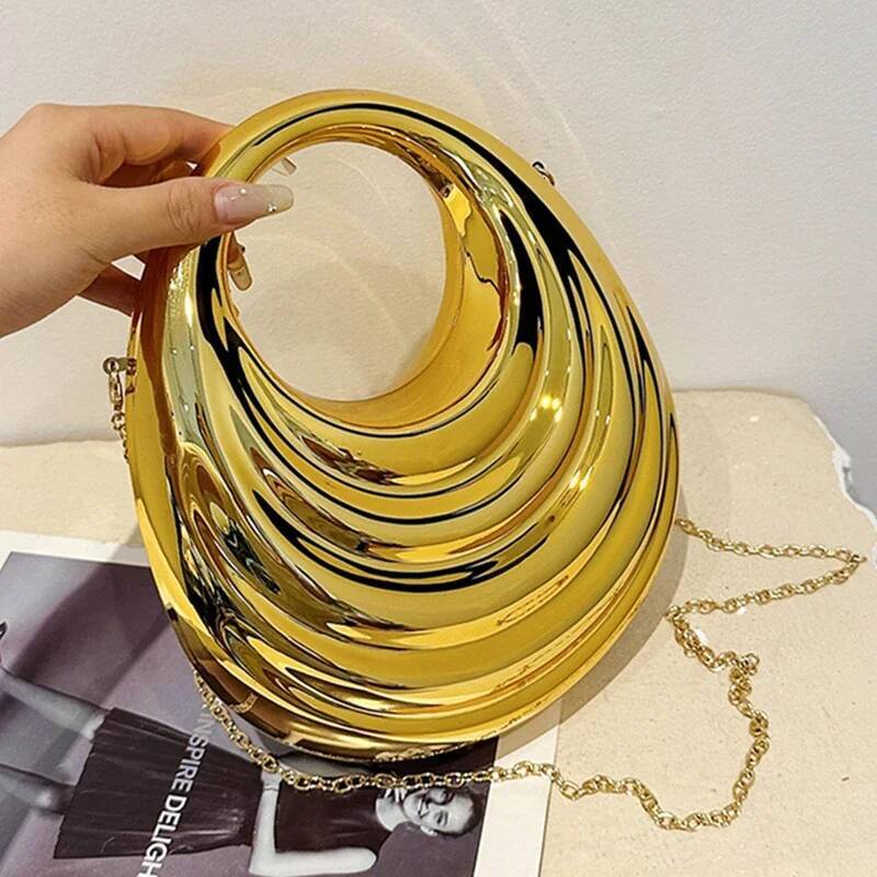 Acrylic Evening Clutch Women Shoulder Bag Handbag And Crossbody Bags Fashion Party Prom Wedding Shiny Design Purse