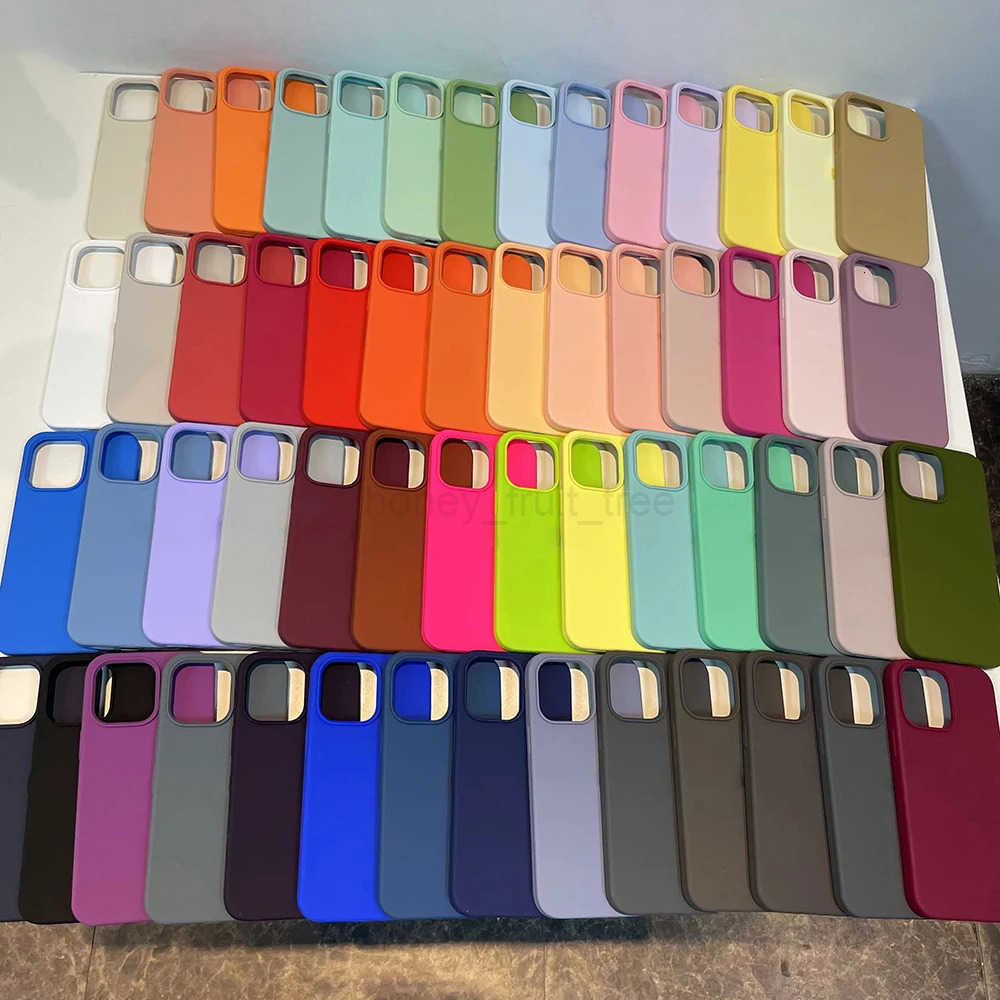 Liquid Silicone Phone Case for iPhone 16 15 14 13 12 Pro Max Cases For iPhone 13 12 14 15 16 Plus Full Cover T250716