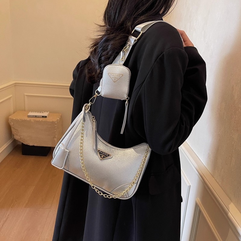 Designer bag luxury shoulder bag wallet shoulder bag women's 2025 new summer versatile crossbody bag internet famous and popular broadband should