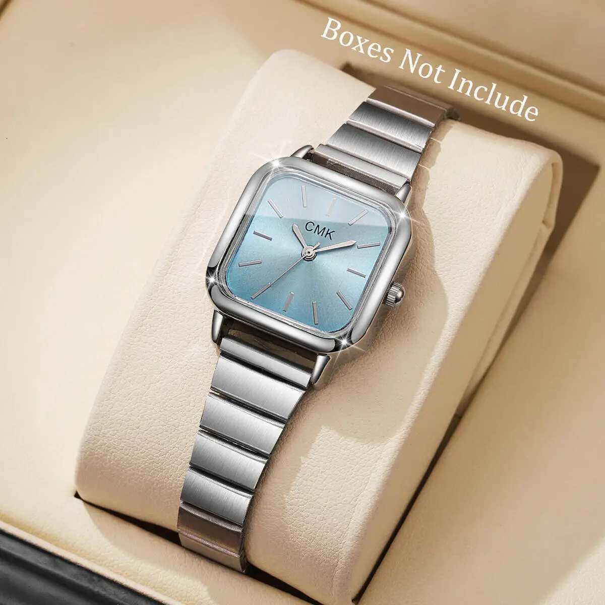 Fashion Tra-Thin Str Wen Es Ladies Square Quartz Wrist Clock Reloj MujerWithout Box Y250715