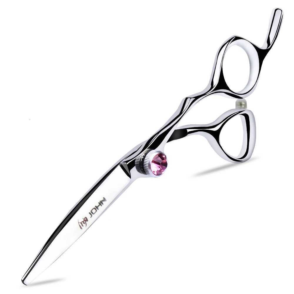 10 Hairdressing Scissors for Hair Professional 5.5/6.0 Inch Pink Crystal Rock Screw Cutting Thinning Shears Barber Razor W250716