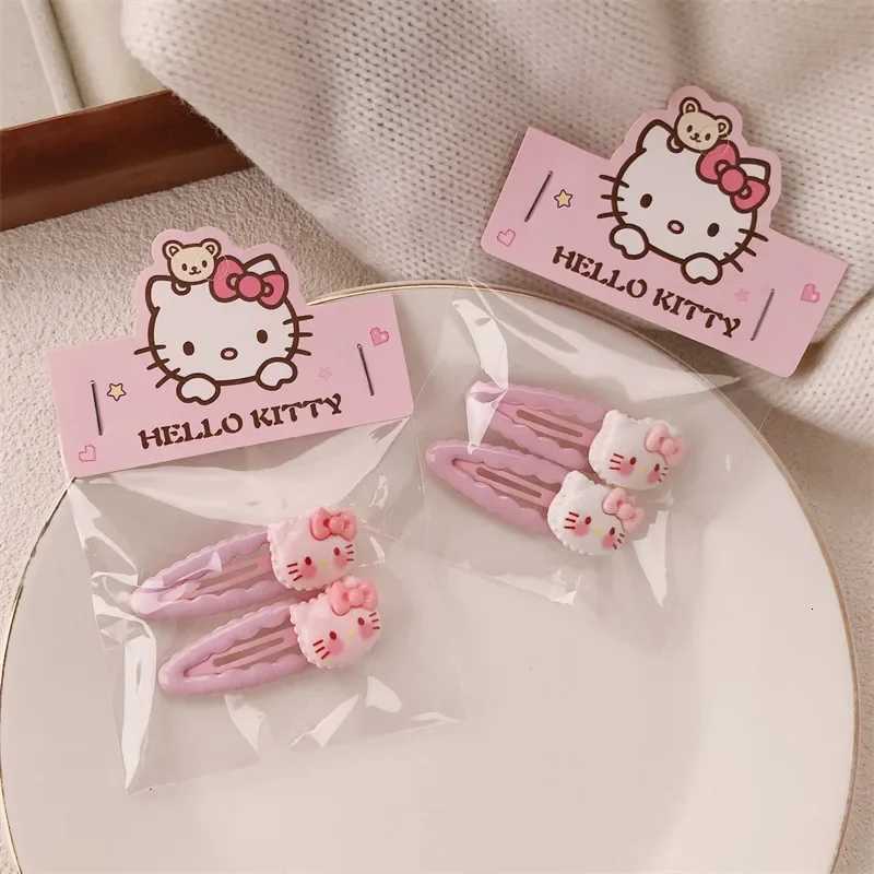 Sanrio Cartoon Cute KT Hairband Sweet Girl Hairband Soft Cute Elastic Hair Tie Hair Accessories w250716