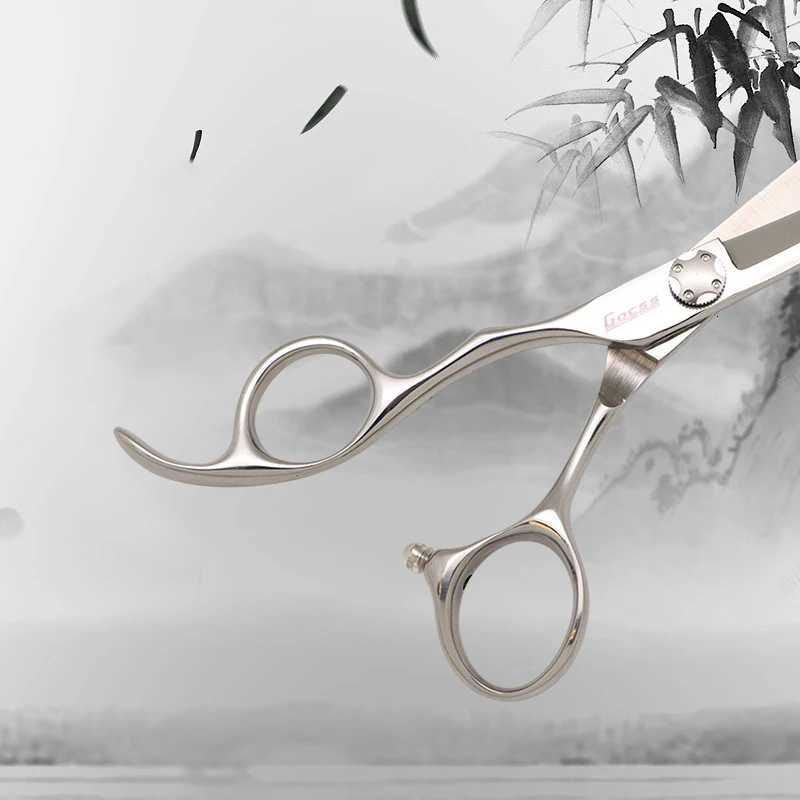 Gocss Brand High-end ATS314 Steel 5.5 Inch Left Hand Hair Cutting Scissors Hairdressing Shears Salon Tools For Barber Use W250716