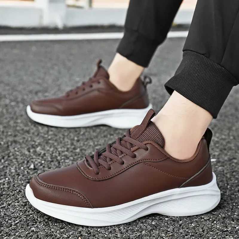 2024 Autumn Women Men Shoes PU Leather Mens Sneakers Non-slip Casual Footwear Trainer Men Tennis Shoes Zapatillas Hombre W250716