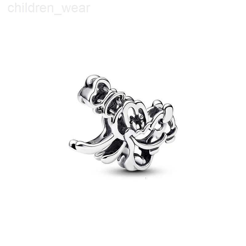 Disney 925 Silver Disney 2025 New in Stitch Shape Charm Beads Fits Original Bracelet Bangle Necklace For Women Luxury DIY Jewelry Gifts W20250716