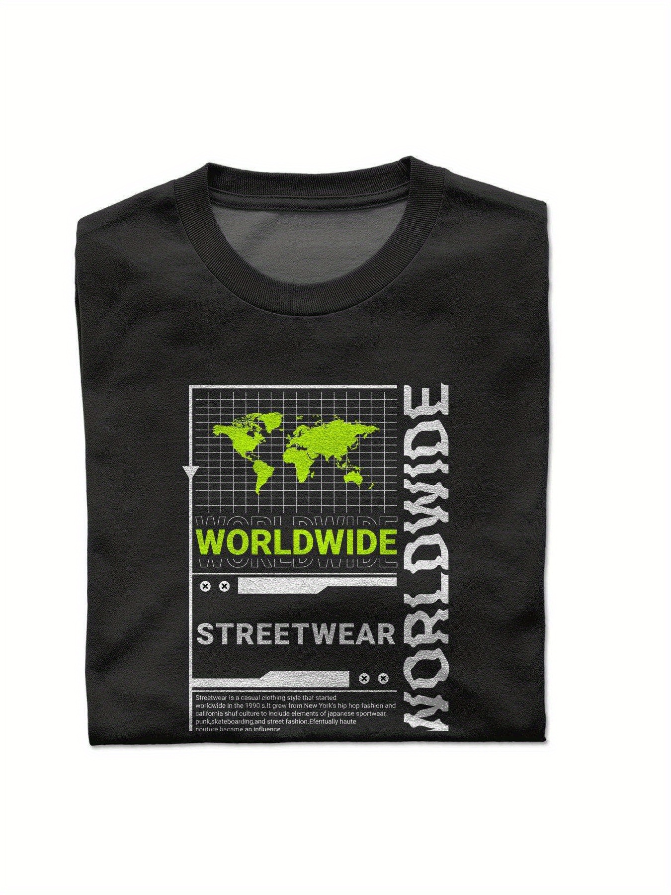 VogueEpoch Round collar Adult T Shirts Men Cotton text White 180g black S-3XL Graphics Short sleeve Wed 90