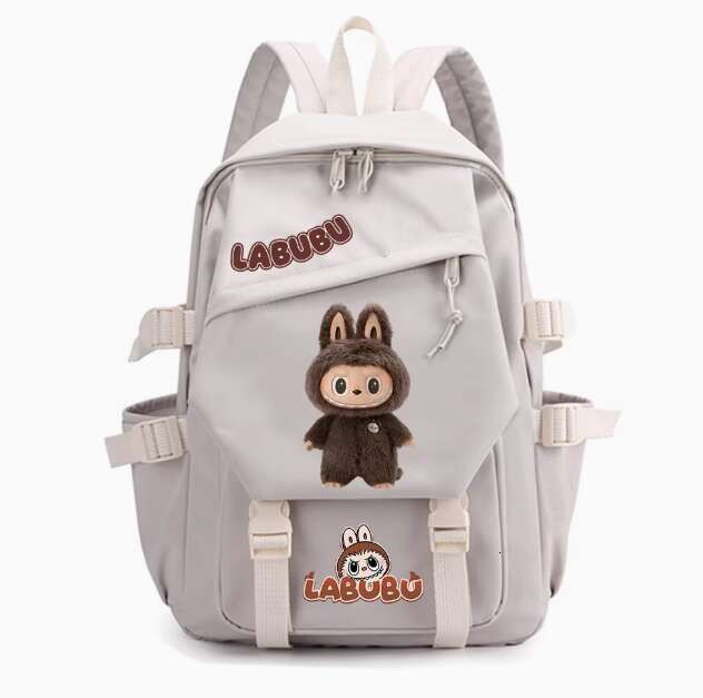 Designer Bags Labubu Double Strap Shoulder Purse fashionable, breathable Women Bag For Girls and boys PU Leather Schoolbag Cartoon Baby