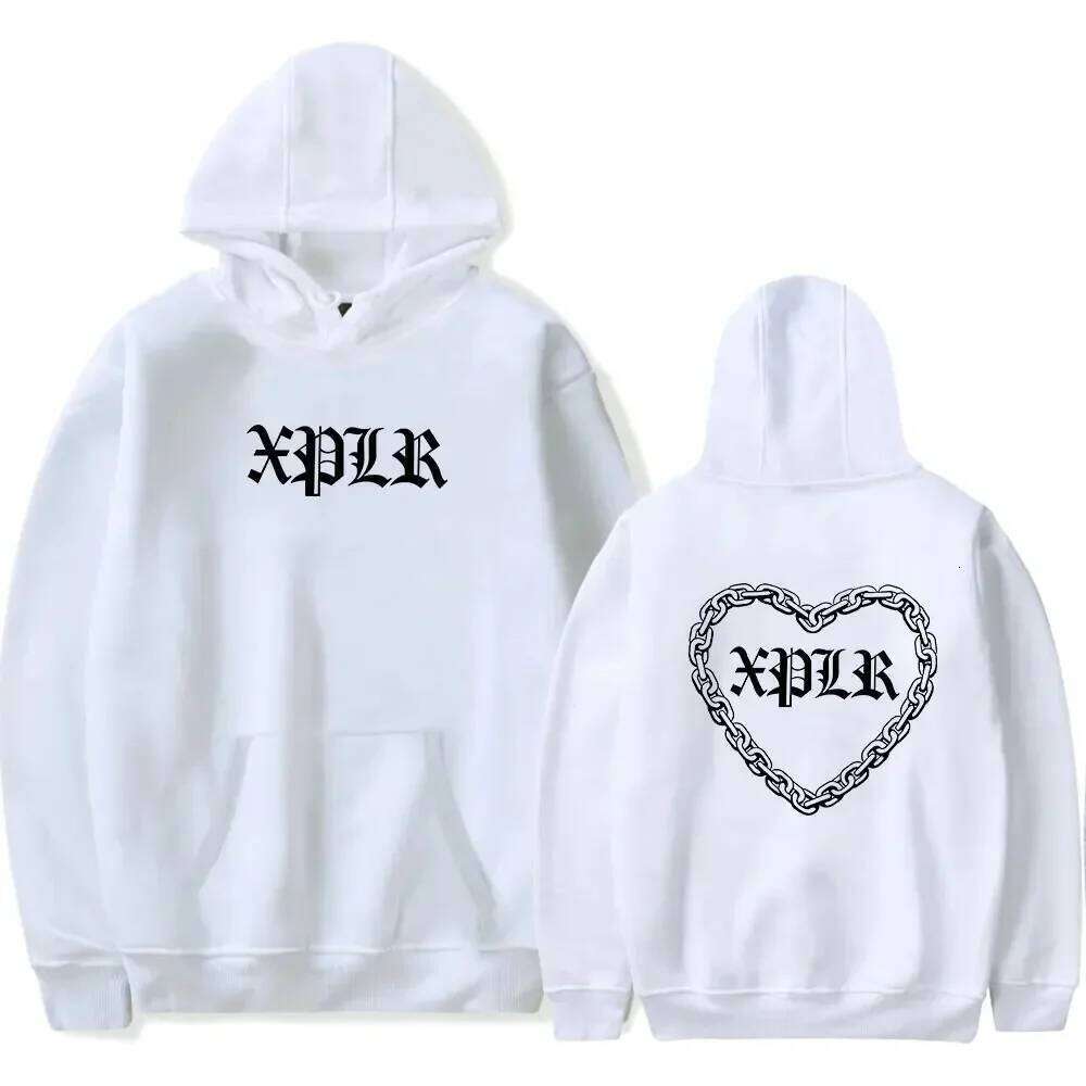 Designer Leisure High Quality Sam Colby XPLR Men's and Women's Long sleeved Hooded Sweatshirt Warm Street Clothing Winter Top