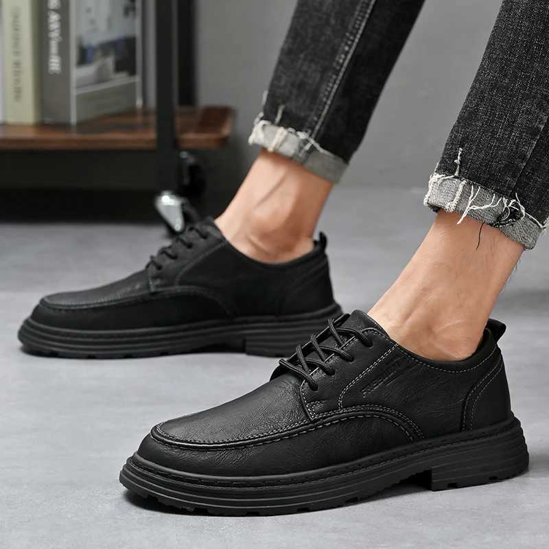 Dress Shoes for Men Business Leather Casual Spring Autumn Social Shoes for Men New High Quality Fashion Luxury Designer Handmade W250716
