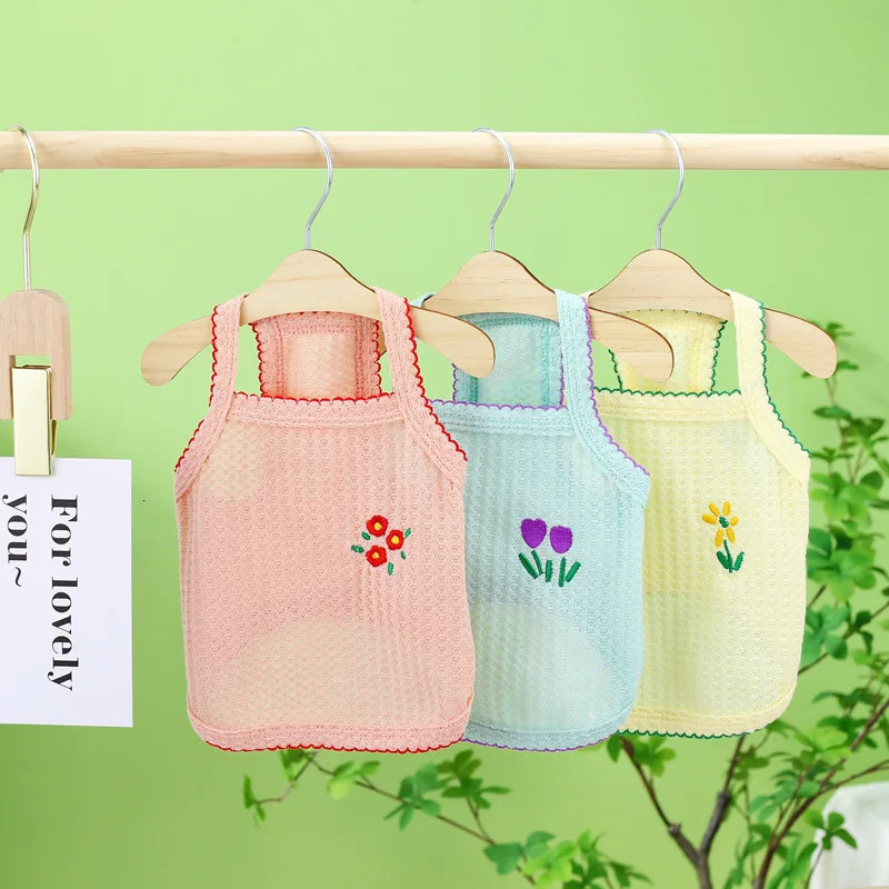 1PC Summer Thin Strap Bichon Bear Teddy Yorkshire Cat Small Dog Pet Clothing Supplies Soft And Breathable 250711