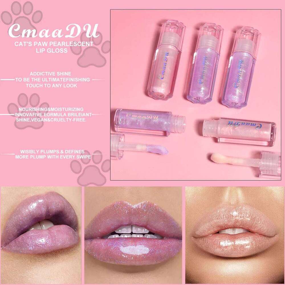 Shiny Glitter ple Gloss Pink Pearl Dia Mirror Sexy Liquid Lipstick Oil Waterproof Lasting Moisturize Lip Glaze Makeup X250716