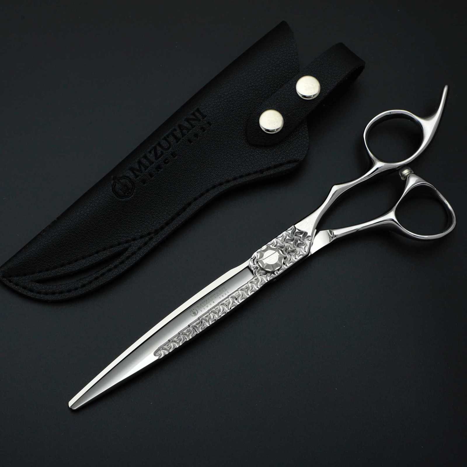 6.0 inch 440C Shui Gu Barber Scissors Thinning Scissors Professional Barber Tools Flat Scissors W250716