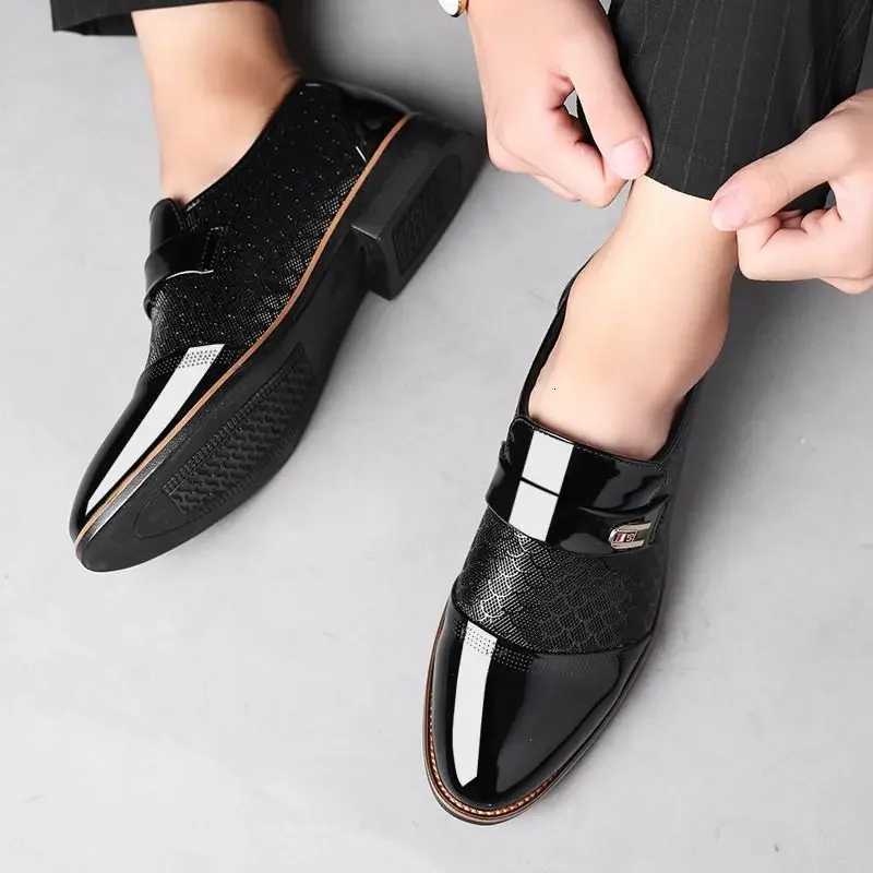 Official Leather Casual Business Dress Shoes Man Elegant and Classic Luxury Designer Cheap Clearance Italian Social Shoe for Men Y250715