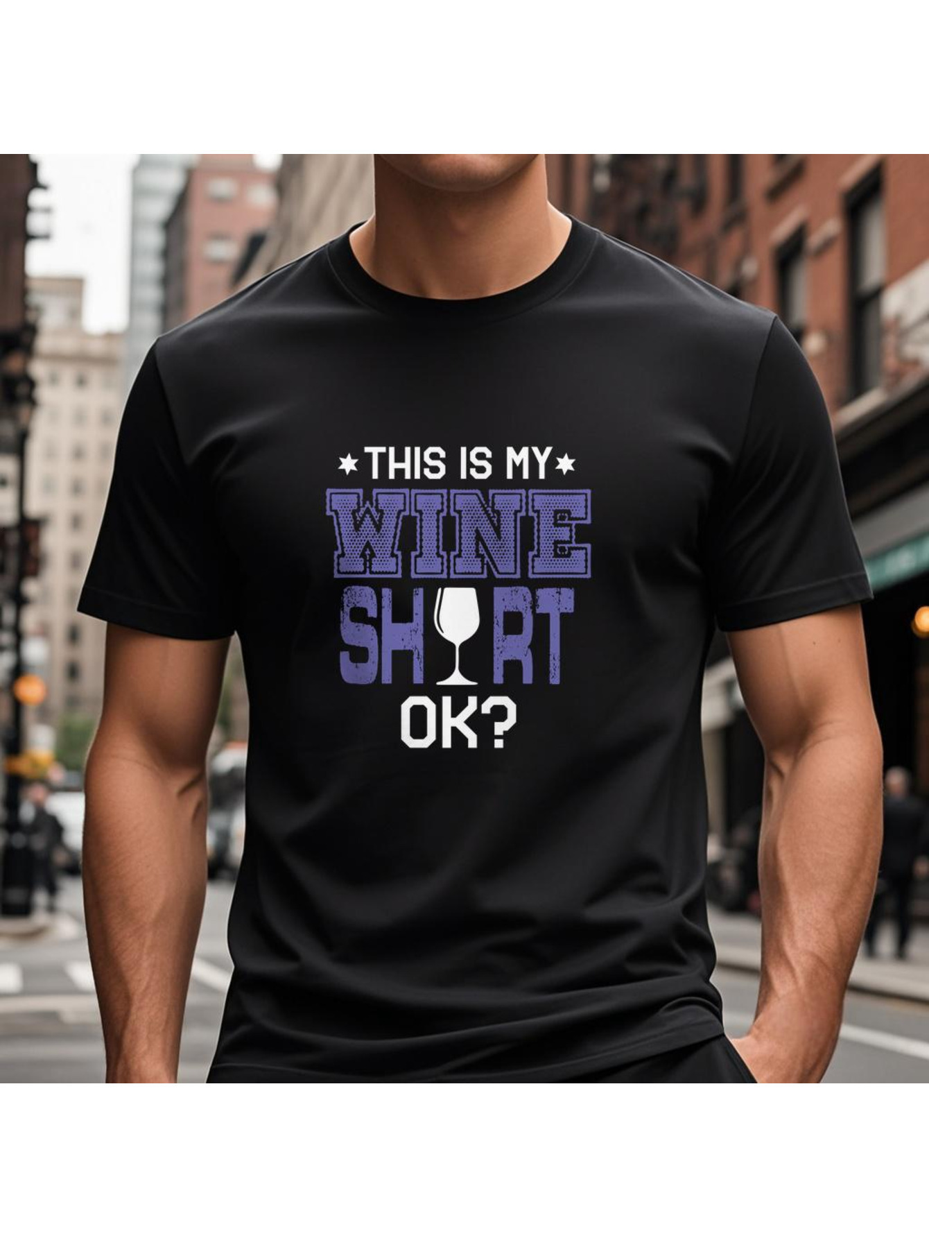 VogueEpoch Cotton T Shirts Graphics Short sleeve Adult White 180g S-3XL black Round collar text Men Wed 4d