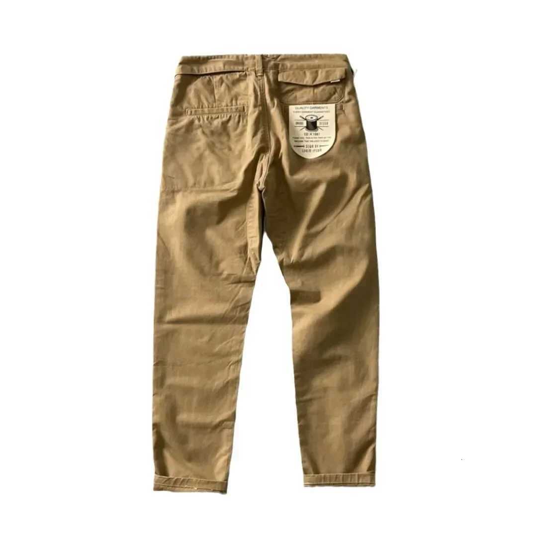 American Style Pure Cotton Heavy Duty Cargo Pants for Men Anti-Dirt Anti-Wear Loose Straight Leg Casual Pants Footwear y250716