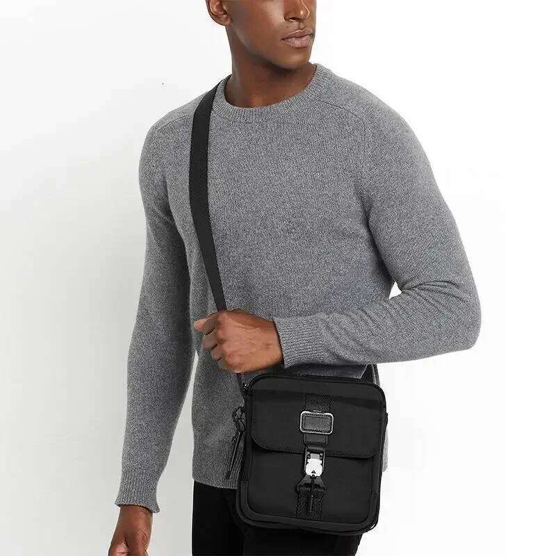 New Shoulder for Men 0232709D Ballistic Nylon Casual Fashion Small Square Business Crossbody Bag