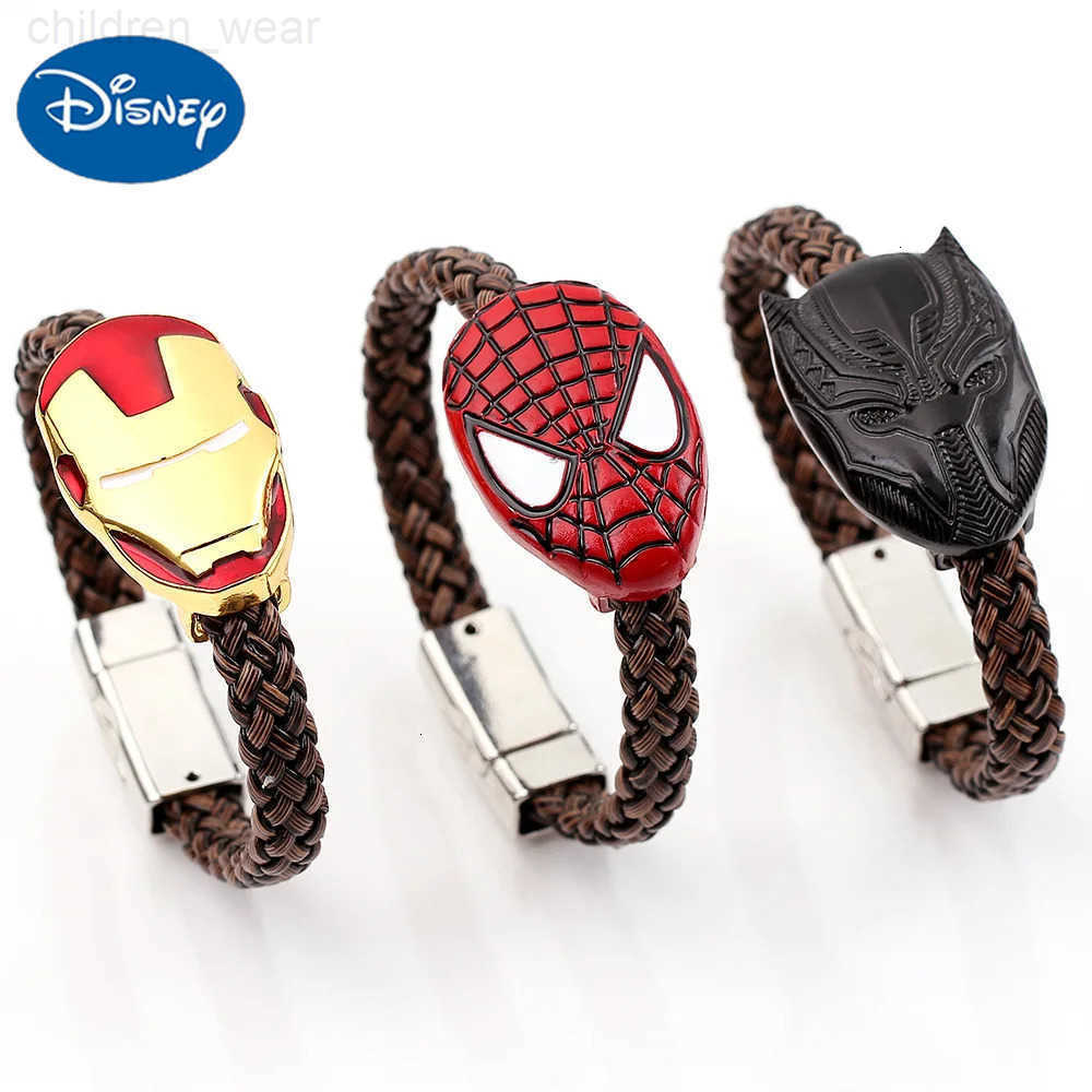 Disney Marvels Spidermans Bracelets Kids Anime Action Figures Bangles Boys Cosplay Classic Toys Women Men Fashion Jewelry Children Gift W20250716