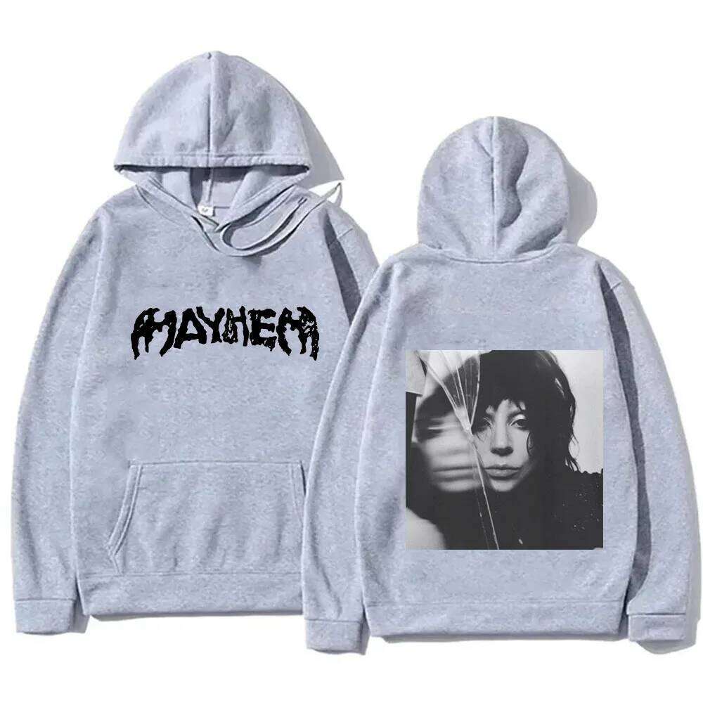 Lady Gaga Mayhem New Album Hoodie Fashion Men/women Hoodies Haruku Aesthetic Clothes Unisex Fleece Pullover Sweatshirt Vintage