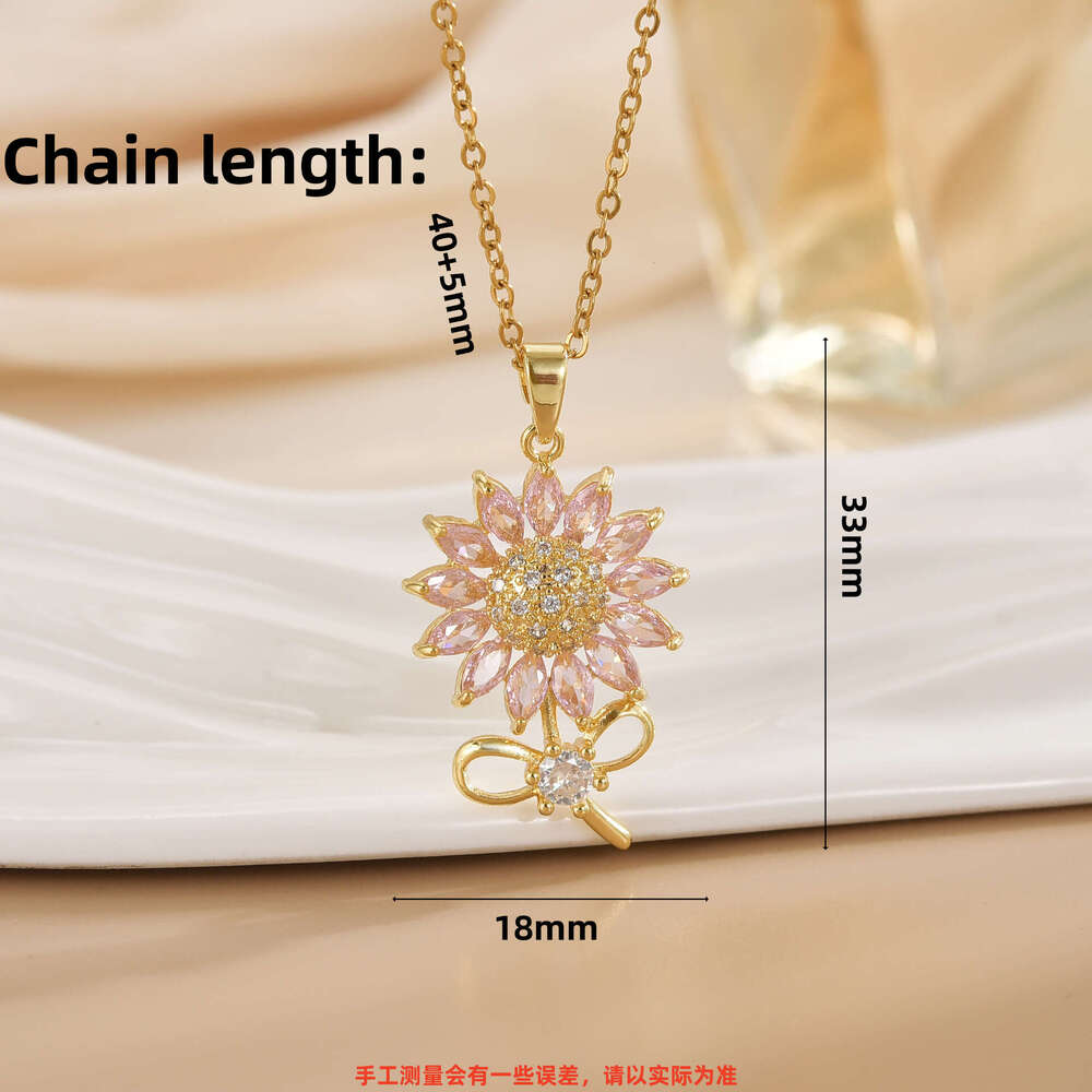 For Women, Light INS Style Daisy Versatile Clavicle Chain Fashion Necklace Jewelry Fc6