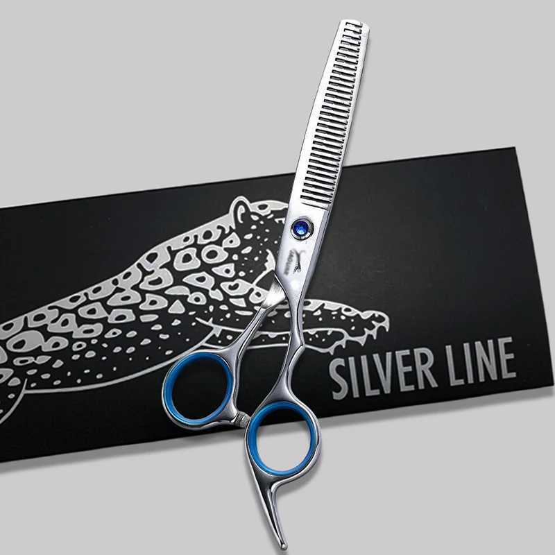 Japan 440c Steel 6.0 Inch Hairdressing Scissors Professional High Quality Cutting Thinning Set Barber Scissors Tool Salon Shears W250716