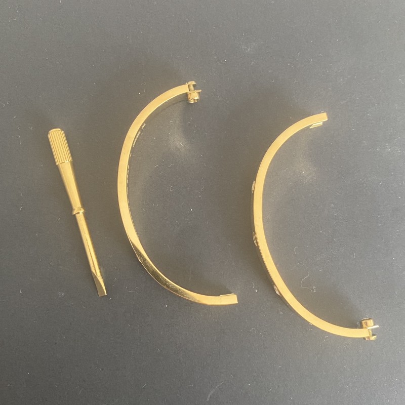 3 Colors Original Designer Bracelet Bangle Real Picture Classic Bracelet Stainless Steel Fashion Jewelry For Men Women