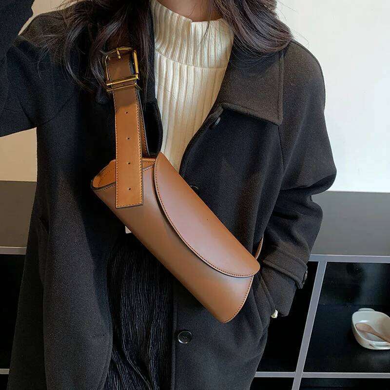 French Style Shoulder Underarm Bags For Women Adjustable Wide Strap Crossbody Bag Designer Purses And Handbags