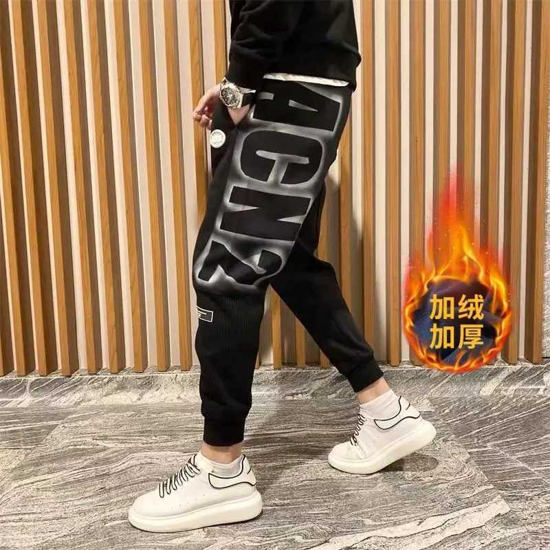 Mens Clothing Autumn Winter Trendy Letter Print Sports Joggers Harem Pants Y2K Vintage Casual Streetwear Sweatpants Pants y250716