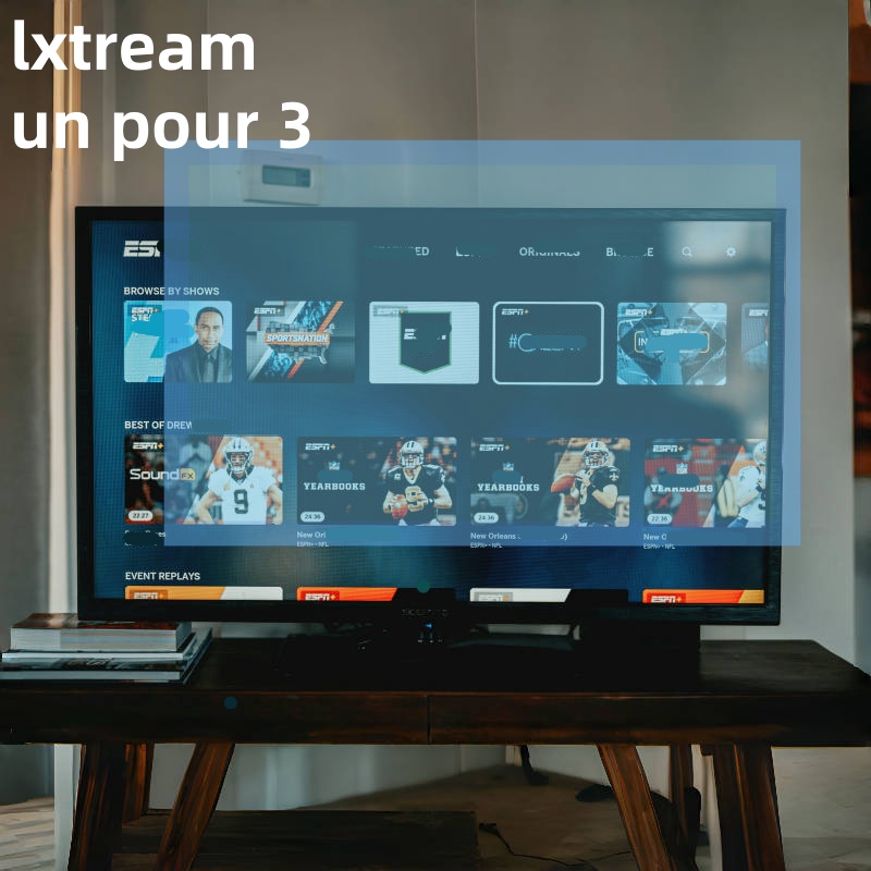 4K HD Abonnement un pour 3 TV Protective Film France Europe Global Smart TV