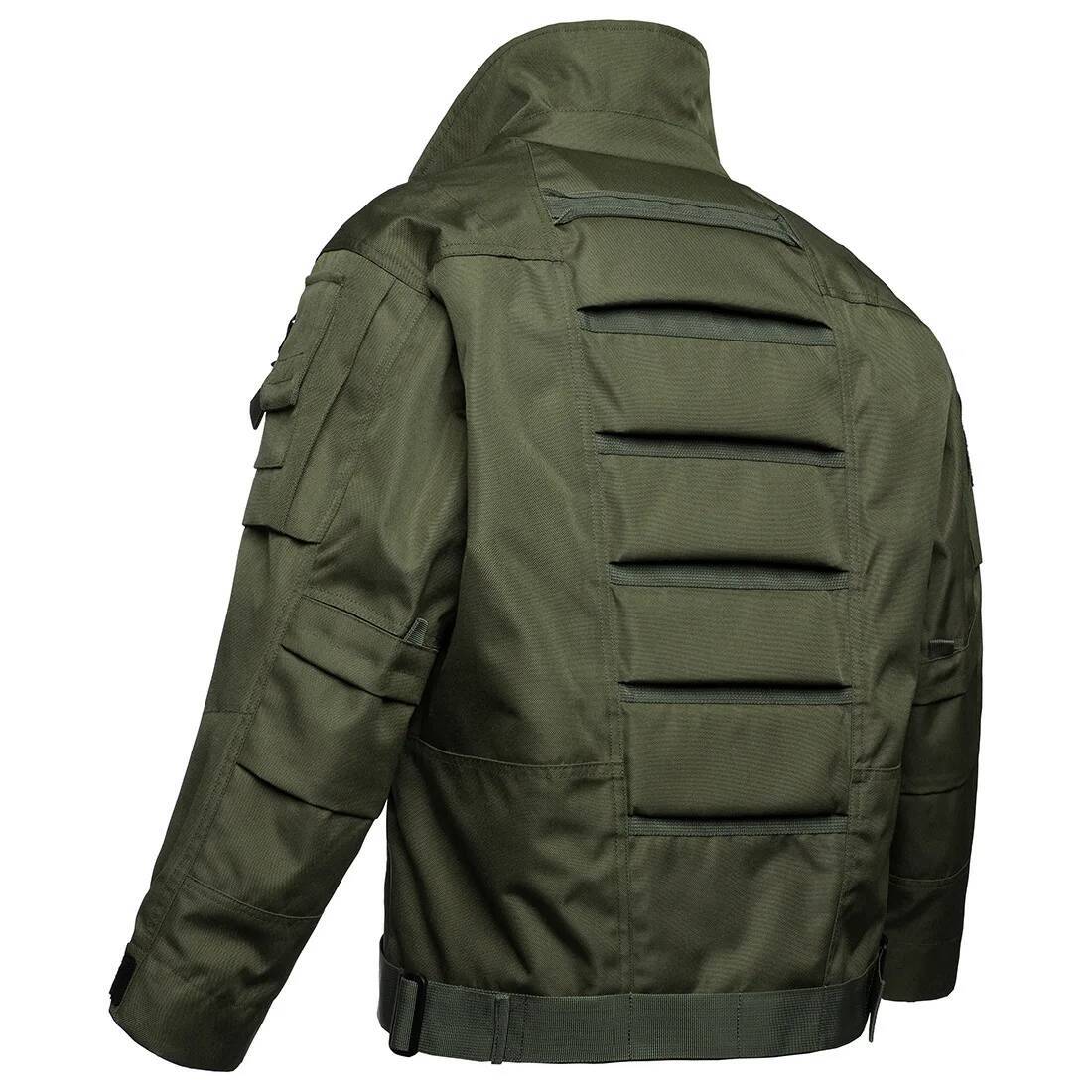 Agent Tactical Suit Mens Windproof Stab-Proof Scratch-Resistant Wear-Resistant Locomotive Hard Jacket