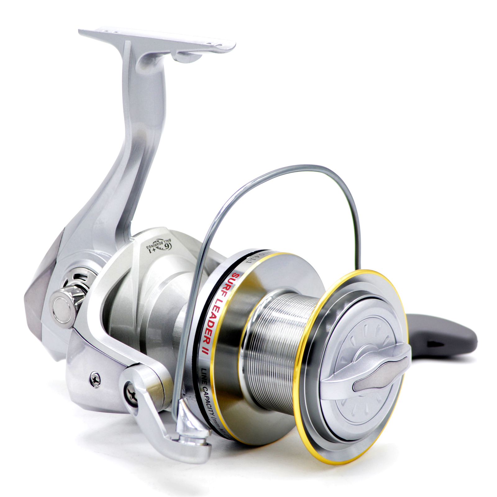Camekoon 8000 10000 Series Long Casting Spinning Reel 4.1:1 Gear Ratio 6+1 Bearings 22 LBs Max Drag High Capacity for Surfcasting Fishing