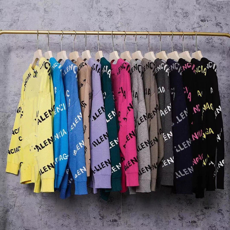 Men's Designer Sweater Luxury Pullover Letter Print Cotton High Quality Fashion Brand Casual Loose Fit Women Men Sweatshirts