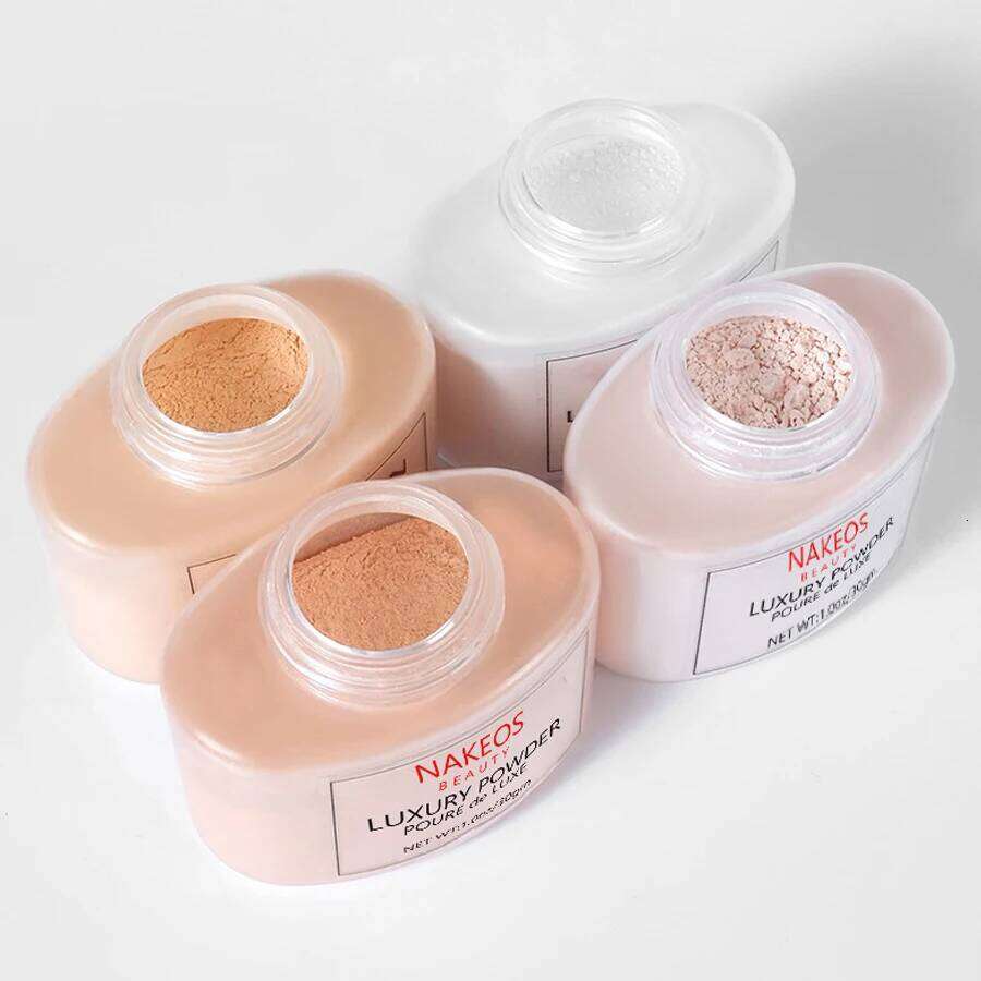 Banana Scented Loose Setting Powder - Long-Lasting, Waterproof, Sweat-Proof, Oil-Conng, Lightweight, Suitable for All Skin Tone X2507