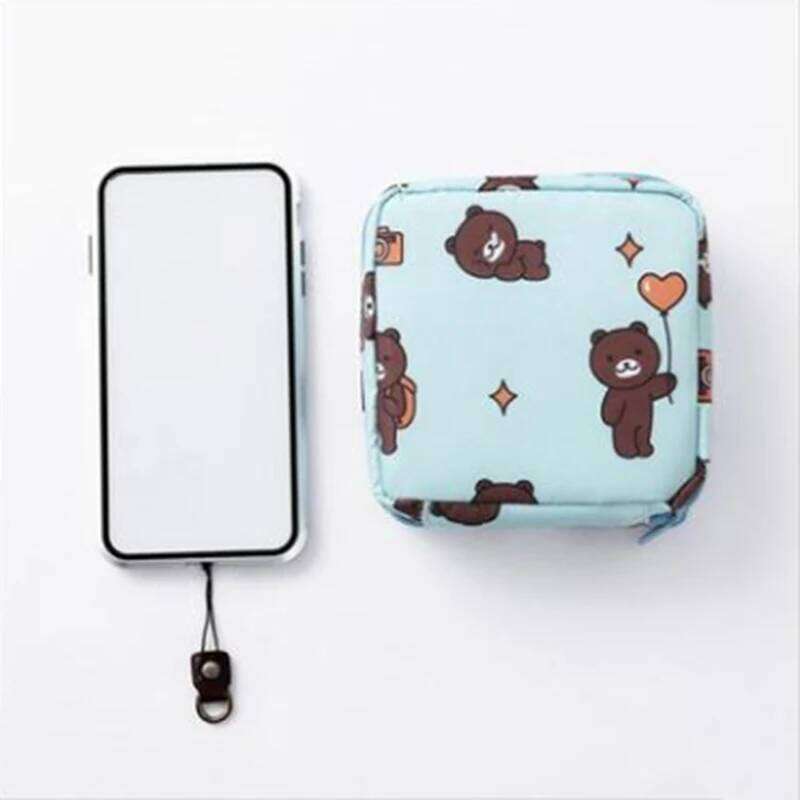 Women Small Cosmetic Bag Set Zipper Girls Mini Sanitary Napkins Makeup Lipstick Travel Earphone Coin Organizer Pouch Bags X250716