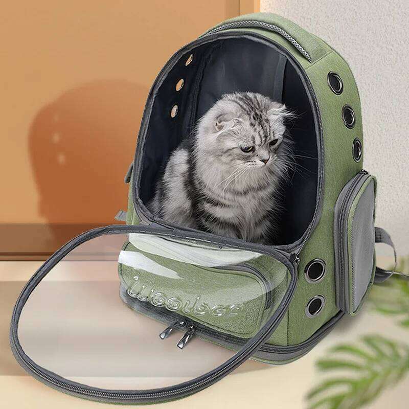 Transparent Carrier Outdoor Travel Backpack for Cats Small Dogs Breathable Cat Carrying Bag Pet Supplies