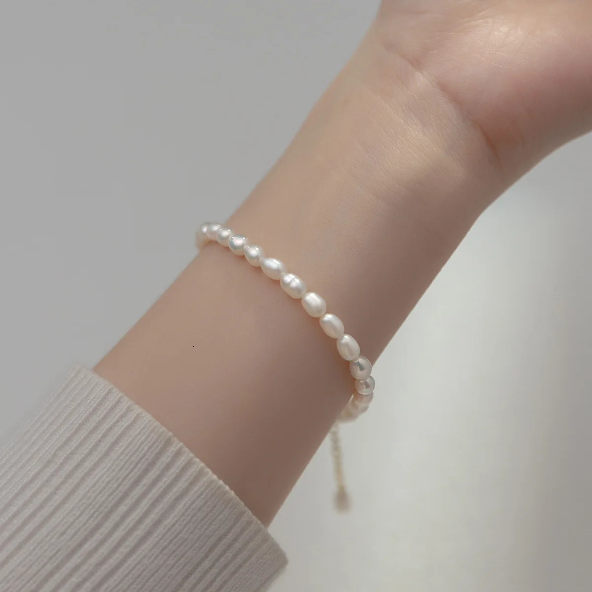 16cm-20cm Silver Bracelet For Women Pearl Bracelet Silver 925 Jewelry Fashion Chain Bracelets Female Girls Minimalist Elegant 250712
