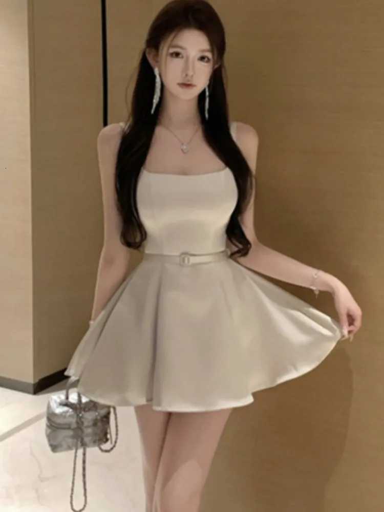 Elegant Champagne Birthday Graduation Mini Dresses Summer A-Line Party Wedding Guest Dress Chic Ball Gown Clothing R250716