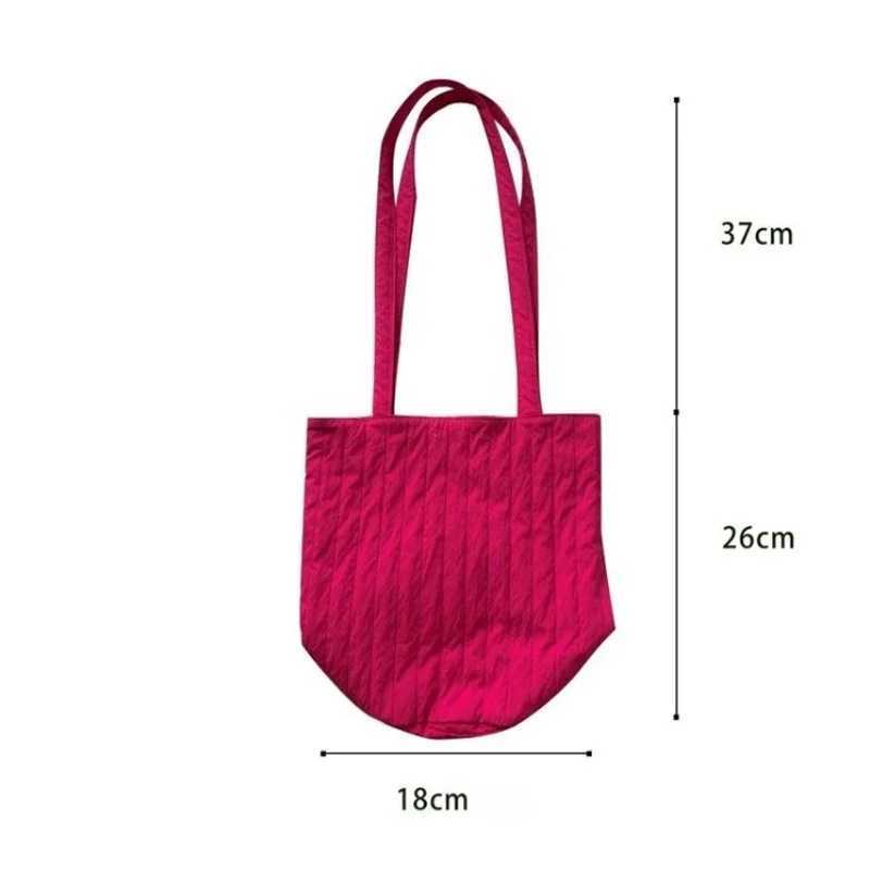Casual Bag for Women Shopper Handbags Environmental Storage Reusable Shoulder Tote Bag School Bags Girl Designer Bag