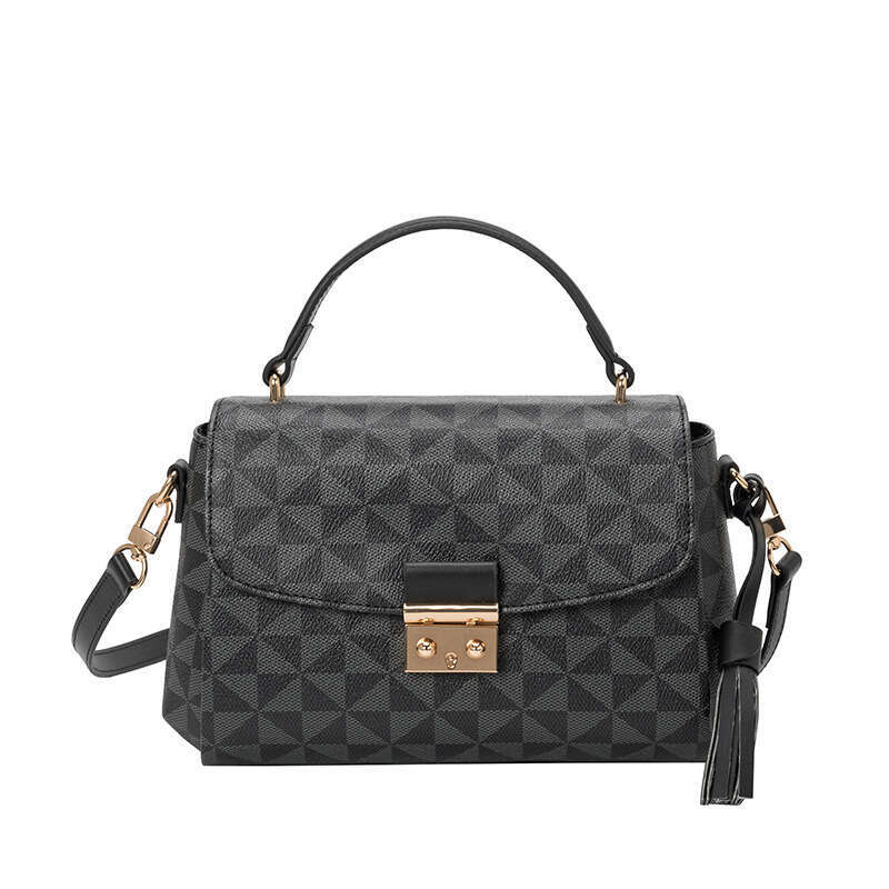 Lacel Urwebin Designer Bag Women's Fashion Handbag Lock Messenger Simple Versatile Single Shoulder Crossbody Small Square Bag